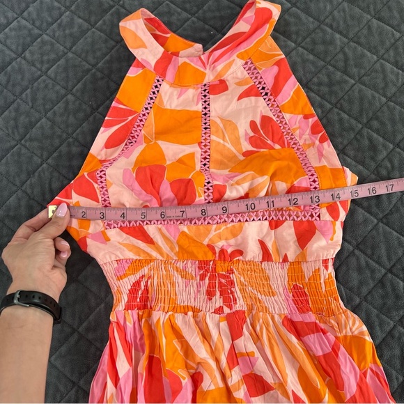 Abel The Label Maxi Dress Women’s Small Anthropologie Floral Slit Rumi B24 - Picture 8 of 12